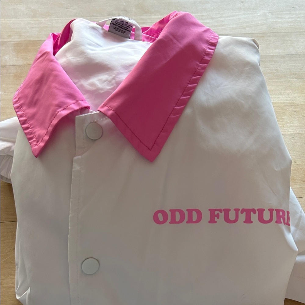 Odd Future White Shirt with Pink Accents